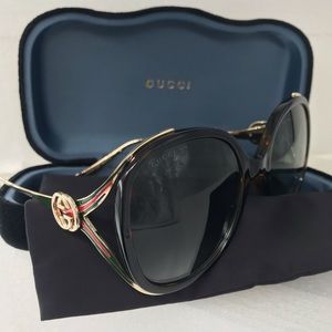 Authentic!! NEW Gucci 56MM Oversized Sunglasses